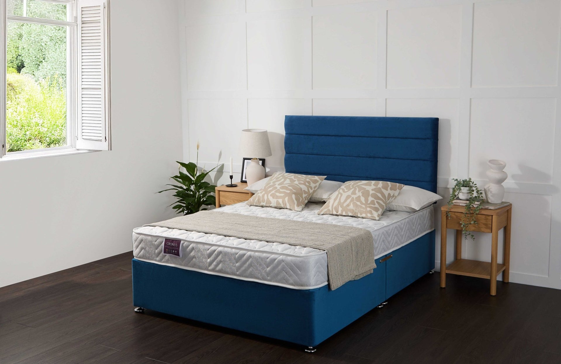 Apollo Cronus Open Coil Divan Bed Set - 2'6 Small Single - No Storage - SOMNA Beds