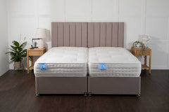 Apollo Luxury Hotel Zip and Link 5000 Pocket Sprung Intelligent Wool Mattress - Zip and Link Mattress - 5' King Size x 6'3" Length - SOMNA Beds