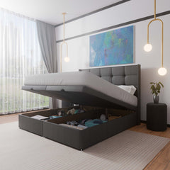 Atlanta Winged End Lift Ottoman Divan Bed - Ottoman - SOMNA Beds