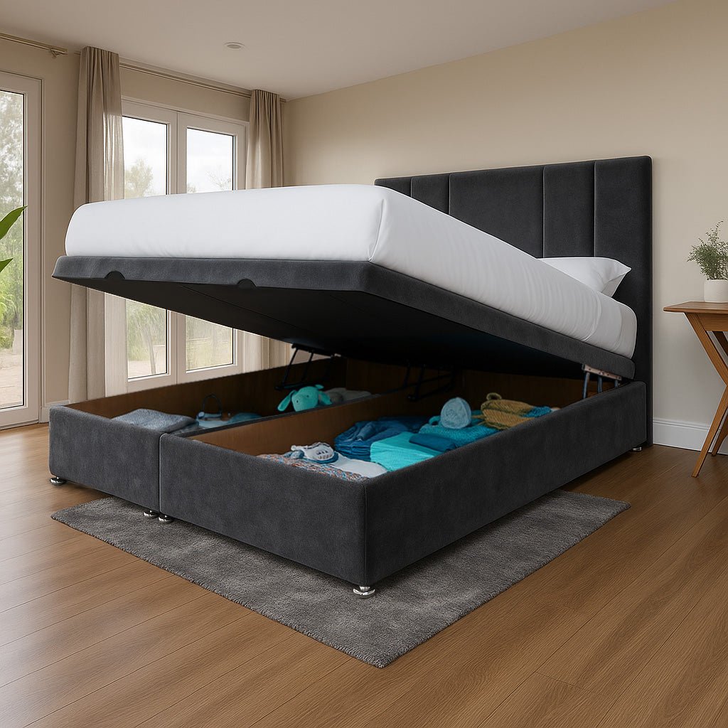 Austin End Lift Ottoman Divan Bed - Ottoman - SOMNA Beds
