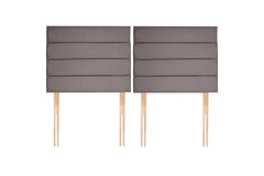 Dundee Strutted Upholstered Headboard Zip And Link - SOMNA Beds