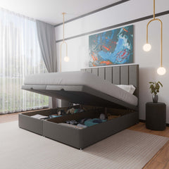 Madrid End Lift Ottoman Divan Bed - Ottoman - SOMNA Beds