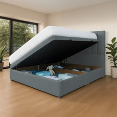 Madrid Side Lift Ottoman Divan Bed - Ottoman - SOMNA Beds