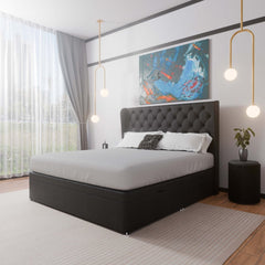 Manhattan Winged Side Lift Ottoman Divan Bed - Ottoman - SOMNA Beds
