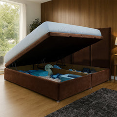 Monaco Side Lift Ottoman Divan Bed - Ottoman - SOMNA Beds