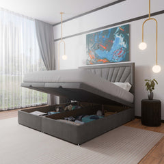 Nevada End Lift Ottoman Divan Bed - Ottoman - SOMNA Beds