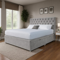New York Side Lift Ottoman Divan Bed - Ottoman - SOMNA Beds