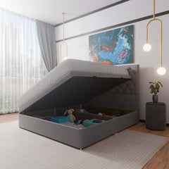 New York Side Lift Ottoman Divan Bed - Ottoman - SOMNA Beds