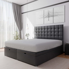 Prague End Lift Ottoman Divan Bed - Ottoman - SOMNA Beds