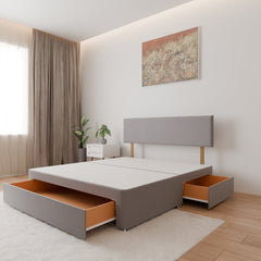 Regent Strutted Headboard With Divan Bed Base - Divan Base & Headboard - SOMNA Beds