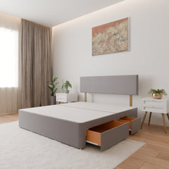 Regent Strutted Headboard With Divan Bed Base - Divan Base & Headboard - SOMNA Beds