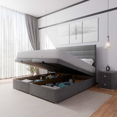 Rome End Lift Ottoman Divan Bed - Ottoman - SOMNA Beds