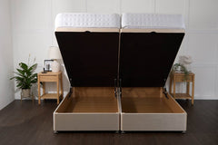 Somna Essential Guest Hotel Zip and Link 1000 Pocket Sprung Ottoman Divan Bed Set - Zip and Link Beds - SOMNA Beds