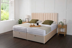 Somna Essential Guest Hotel Zip and Link 2000 Pocket Sprung Ottoman Divan Bed Set - Zip and Link Beds - SOMNA Beds