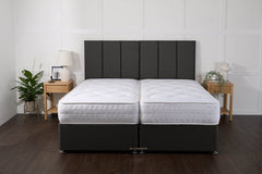 Somna Essentials Guest Hotel Zip and Link 1000 Pocket Sprung Divan Bed Set - Zip and Link Beds - SOMNA Beds
