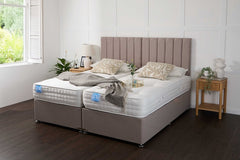Somna Luxury Hotel Zip and Link 1000 Pocket Sprung Intelligent Fibre Divan Bed Set - Zip and Link Beds - SOMNA Beds
