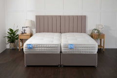 Somna Luxury Hotel Zip and Link 2000 Pocket Sprung Intelligent Fibre Divan Bed Set - Zip and Link Beds - SOMNA Beds