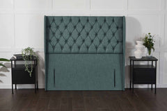 Somna Manhattan Winged Floor Standing Upholstered Headboard - headboard - SOMNA Beds