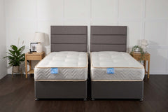 Somna Supreme Guest Hotel Zip and Link 1500 Pocket Sprung Divan Bed Set - Zip and Link Beds - SOMNA Beds