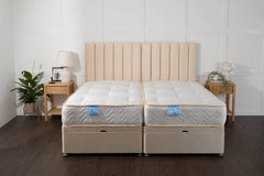 Somna Supreme Guest Hotel Zip and Link 2000 Pocket Sprung Ottoman Divan Bed Set - Zip and Link Beds - SOMNA Beds