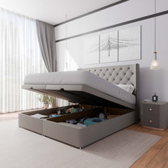 Washington Winged End Lift Ottoman Divan Bed - Ottoman - SOMNA Beds