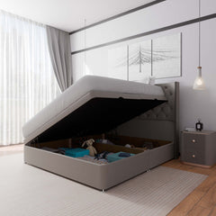 Washington Winged Side Lift Ottoman Divan Bed - Ottoman - SOMNA Beds