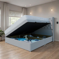 Washington Winged Side Lift Ottoman Divan Bed - Ottoman - SOMNA Beds